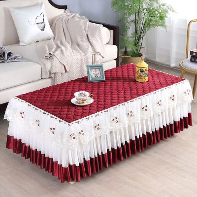 Cotton Polyester Lace Tablecloth Rectangle Home Coffee Tea Table Skirt Wedding Party Decor Table Cover for Dining Tablecloth