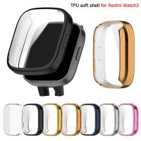 Soft Silicone Case Glass For Redmi Watch 3 Smart Watch Screen Protector TPU Bumper Shell for Xiaomi Redmi Watch3 Cover Cases