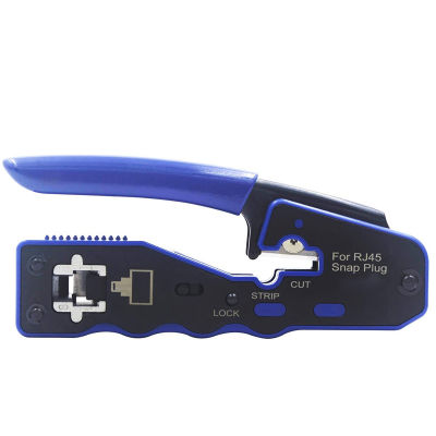 RJ45 Tool Network Crimping Pliers Multi-function Through Hole Crystal Head Sheath Network Cable Pliers Set Wire Stripping Pliers