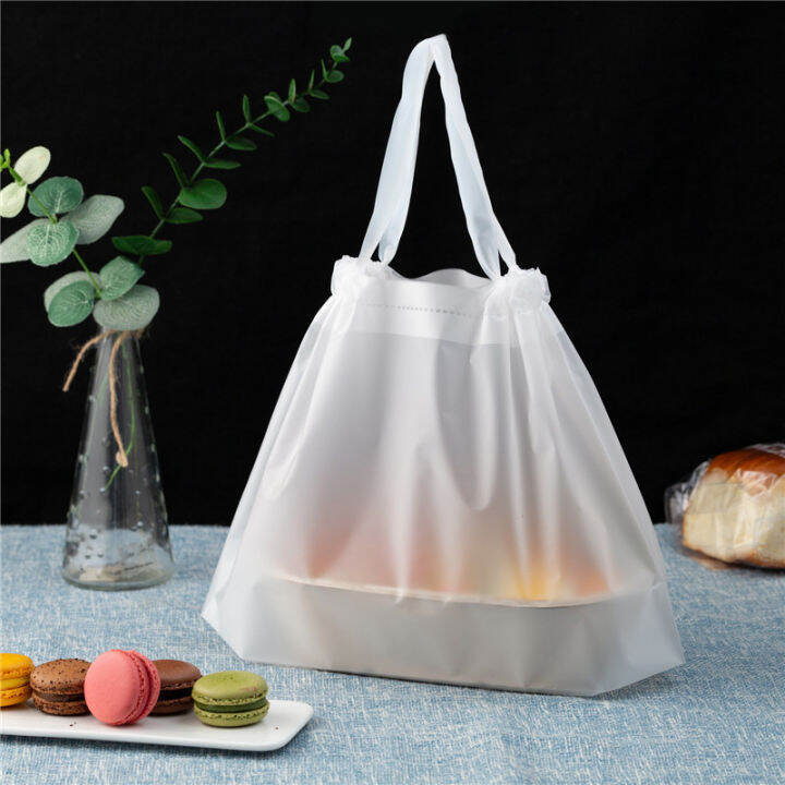 50pcs-40x30x14cm-baking-toast-bread-cake-packaging-translucent-drawstring-plastic-takeaway-food-portable-packing-bags