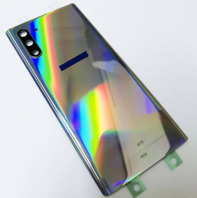 Penggantian Asal En Tulen Belakang untuk SAMSUNG Galaxy Note 10 Backcover Kembali Bezel Perumahan Kaca dengan Kamera &amp; Pelekat