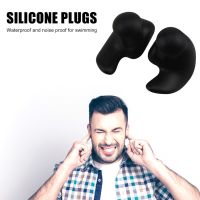 Durable Earplugs Portable Delicate Design 2x Waterproof Soft Ear Plugs Silicone Portable Earplugs Water Sports Accessories Ear Protection