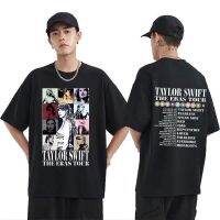 Limited Taylor The Eras Tour 2023 World Tour T-shirt Men 100% Pure Cotton O-collar Tshirt Unisex Casual Oversized T Shirts