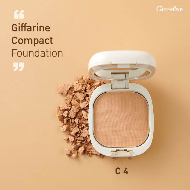 ส่งฟรี-แป้งพัฟ-แป้งพัฟกิฟฟารีน-แป้งผสมรองพื้น-giffarine-compact-foundation