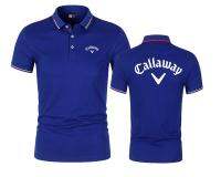 HOT★ใหม่ Callaway ฤดูร้อนชายลำลองคอสั้นแขนสั้นแฟชั่นเสื้อกีฬาออกกำลังกายเสื้อยืดเอเชียขนาด