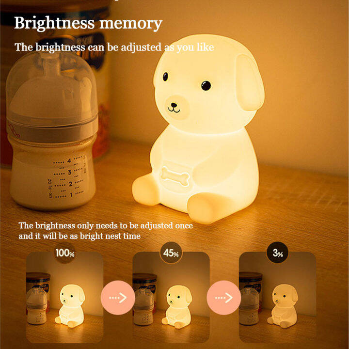 rgb-cute-animal-puppy-silicone-night-light-cartoons-child-led-lights-usb-recharge-colorful-stepless-dimming-pat-sleeping-light