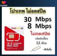 ซิมโปรเทพ 30-8  Mbps ไม่ลดสปีด เล่นไม่อั้น +โทรฟรีทุกเครือข่ายได้ แถมฟรีเข็มจิ้มซิม