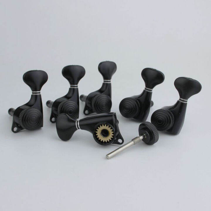 Black Guitar Locking Tuners 120 Lock String Tuning Key Pegs Machine