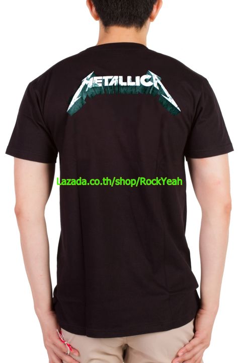 เสื้อวง-metallica-เมทัลลิกา-ไซส์ยุโรป-เสื้อยืดวงดนตรีร็อค-เสื้อร็อค-rcm1757-สินค้าในประเทศ