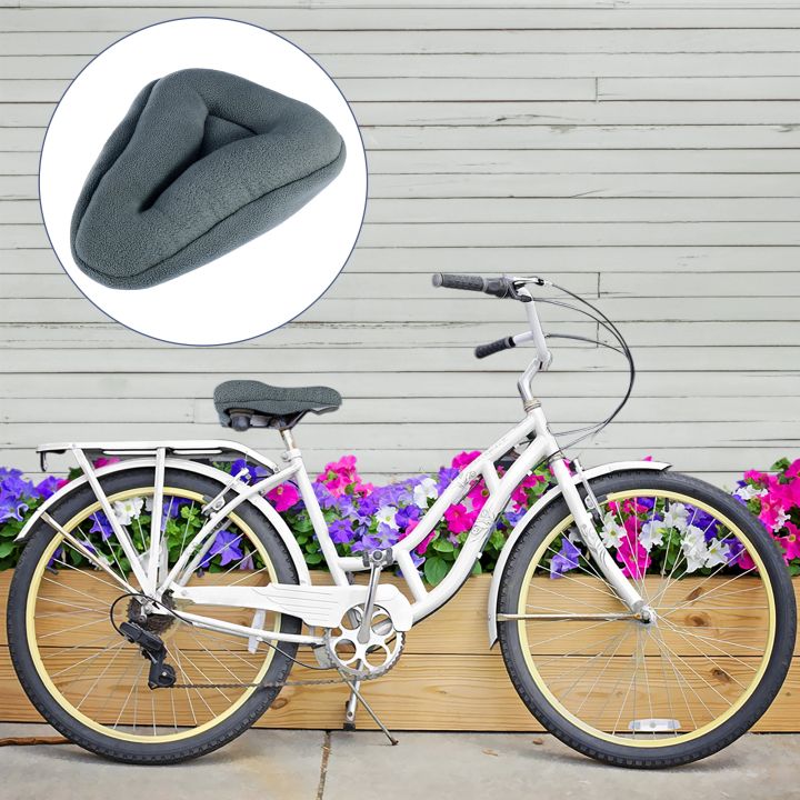 x-เบาะรองนั่งจักรยาน-universal-ผ้ากำมะหยี่นุ่มแผ่นรองนั่งที่นั่งอานจักรยานอุปกรณ์รถจักรยานอานป้องกันการเจ็บ
