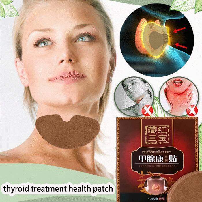 12pcs/box Herbal Thyroid health patch Treatment thyroid nodule
