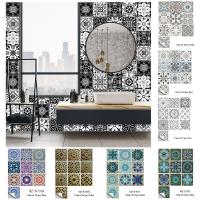 43 Style Matte Surface 10pcs Tile Wall Stickers Home Decor Transfers Covers Peel &amp; Stick Wall Poster For Kitchen Table Wallpaper Wall Stickers  Decals