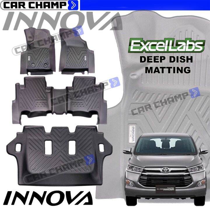 Toyota Innova 2016 to 2023 OEM Deep Dish Matting 3 VERSIONS 2017 2018