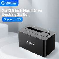 ORICO HDD Docking Station 2.5/3.5 USB3.0ไปยังกล่องฮาร์ดดิสก์ SATA 16TB พร้อมเคสปิดอะแดปเตอร์ฮาร์ดไดรฟ์พลังงาน12V2A (6619US3)