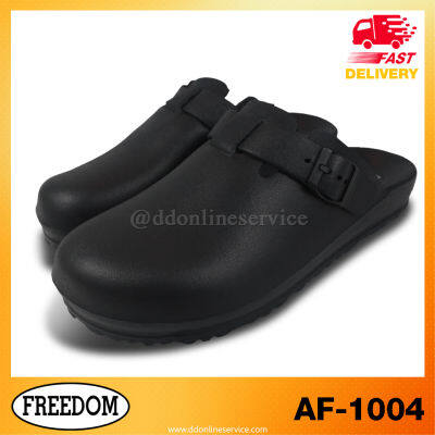 Freedom รุ่น AF-1004 รองเท้าแตะปิดหัว รองเท้าแตะแบบสวม รองเท้าผู้หญิงและผู้ชาย รองเท้าหัวโต รองเท้าลำลอง รองเท้าเปิดส้น รองเท้าลำลอง