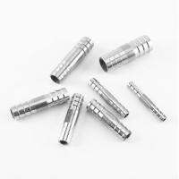 ✖⊕ 6mm 8mm 10mm 12mm 13mm 14mm 15mm 16mm 17mm 18mm 19mm 20mm Hose Barb Straight Two Way 304 Stainless Steel Pipe Fitting Connector