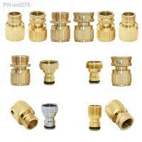 1/2 3/4 inch Male Female Thread Copper Connector Kit Garden Hose Quick Connector Brass Fitting Irrigation Tube Water Gun Joints