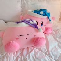 [LWF HOT]☋┋▫ Anime Plush Toy Sleeping Kirbyed Plushies Stuffed Kirbyed doll With Nightcap Japanese Style Pillow Soft Gift For Child Girl Pink