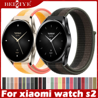 For Xiaomi watch S2 สาย New Nylon Braided Loop สายนาฬิกา for Xiaomi watch S2 42mm 46mm สาย นาฬิกา สมาร์ทวอทช์ สายนาฬิกาข้อมือสำหรับ Elastic Bracelet Nylon fabric Quick release Bands soft sport band watchband Accessories