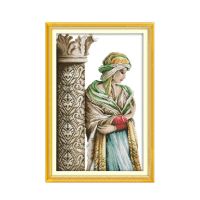 Arab girl cross stitch kit people 18ct 14ct 11ct count print canvas stitches embroidery DIY handmade needlework