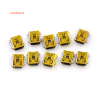 ?【Lowest price】CHANGDA 10pcs mini USB Type B ปลั๊กตัวเมีย5ขาขวา DIP JACK CONNECTOR