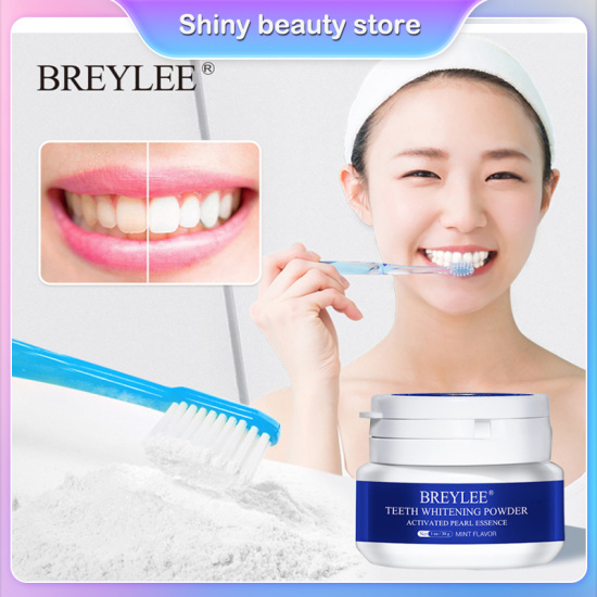 Hcmbreylee bột tẩy trắng răng răng trắng sạch vệ sinh răng miệng bột tẩy - ảnh sản phẩm 1