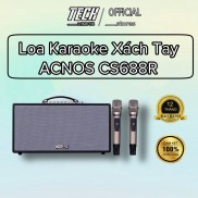 Loa karaoke xách tay Acnos CS688R - Hàng Chính hãng - Bảo hành 12 tháng