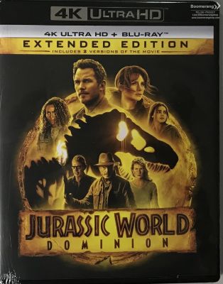 Jurassic World: Dominion (4K) (แผ่น Import ไม่มีเสียงไทย และ ไม่มีซับไทย) (Boomerang) (หนังใหม่)