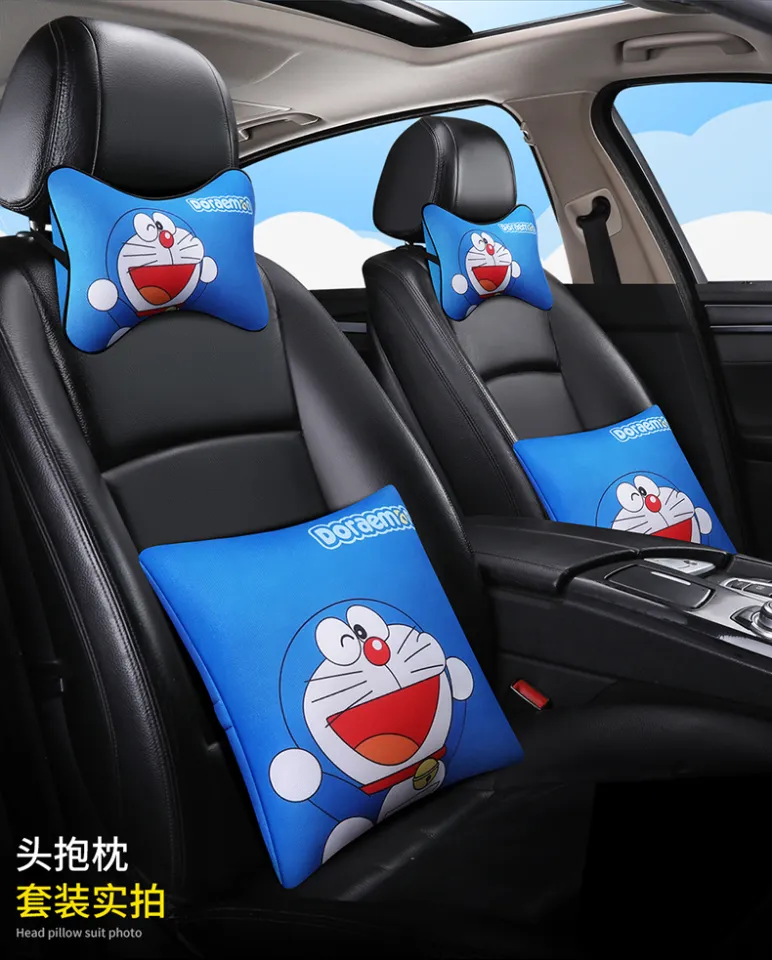 Cute Cartoon Car Headrest Pillow, Neck Support Pillow, Cartoon