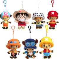 Anime Piece Chopper One Luffy Plush Bag Pendant Keychain Stuffed Toys Gifts Kids