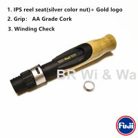 FUJI Reel Seat Kit พร้อม AA Cork Grips Fishing Rod Buildiing Repair ส่วนประกอบ DIY และ Part BR Wi &amp; Wa