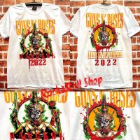 S-5XLเสื้อยืดพิมพ์ลายแฟชั่น เสื้อวง Guns N’ Roses Live in Bangkok