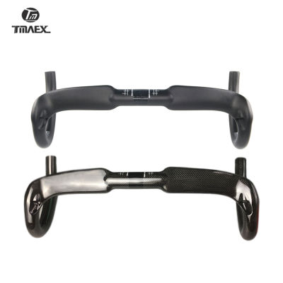 Full Carbon Handlebar Fiber Bicycle Handlebar inner routing Road Bent Bar Strengthen Handlebar Bike Parts 31.8*400420440MM