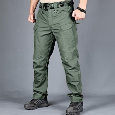 แฟนทหารกลางแจ้งกงสุล iX7 ผู้ชายกางเกงยุทธวิธีสำหรับการฝึกอบรม 9 คอมมานโดพรางหลวมโจมตีกางเกงยาว