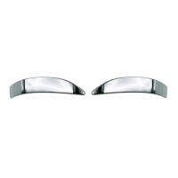 1Pair Chrome Silver Rearview Mirror Strip Cover Trims Sticker Rearview Mirror Trim for Daihatsu Hijet Truck 2021 2022