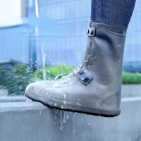 Waterproof Shoe Cover for Both Men and Women Thickening Anti-slip Rain Waterproof Shoe Cover Washable Wear-resistant Rain Boots Rain Boots