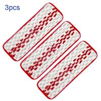 3Pcs Microfibre Floor Mop Pads Replacement For Vileda UltraMax Flat Mop Cloth Quick Drying Machine Washable Easy To Replace