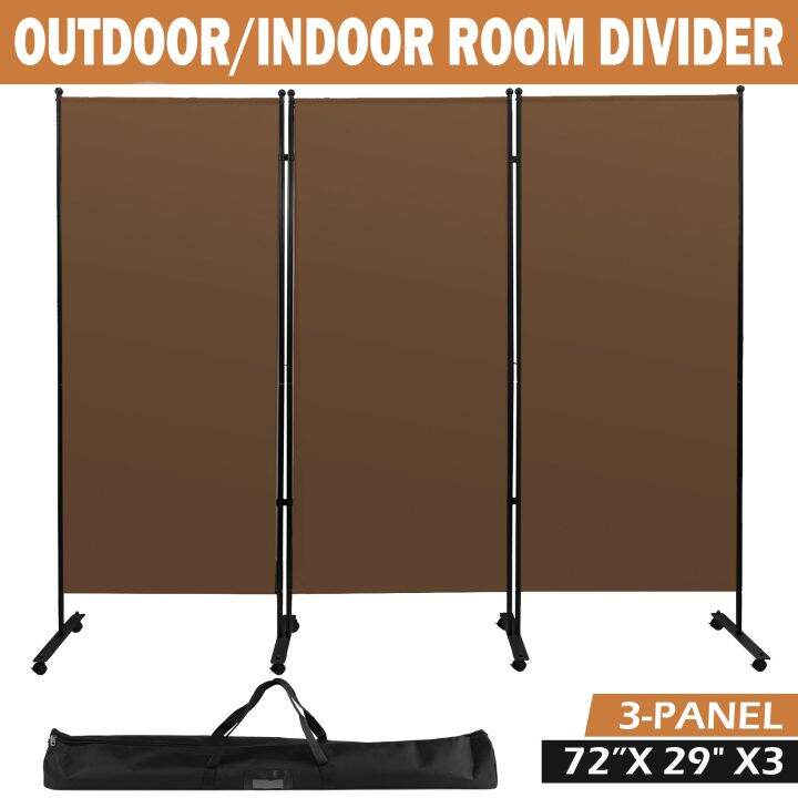 3Panel Room Divider Screen Portable Folding Partition Screen Floor
