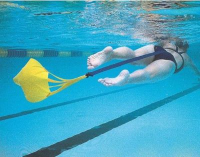 Adjustable Swimming Resistance Training Water Bag Strength Exerciser Drag Parachute Adults equipment Oxford Cloth
