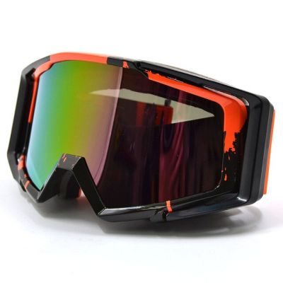 แว่นตามอเตอร์ไซค์วิบาก100% แบรนด์อุปกรณ์ Dirt จักรยาน ATV ตาสำหรับเล่นสกีเลนส์หลายสีทางวิบากแว่นตาหมวกนิรภัย