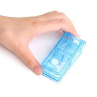 1/2 1/4 1/8 Pill Cutter Box Medicine Box Pill Cutting Splitter Drugs Tablet Cutter Divider Pill Box Pill Cases &amp; Splitter Medicine  First Aid Storage