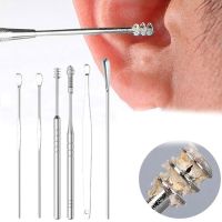 Stainless Steel Earpick Ear Wax Pickers Wax Remover piercing kit earwax Curette Spoon Care Ear Clean Toolear cleaner