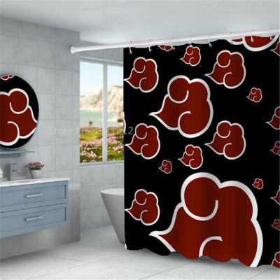 3D Japanese Anime Waterproof Shower Curtains Shower Curtain Bathroom Polyester with Hook Washable Home Decor Kids Gifts