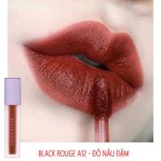 HCM Son Kem Lì Black Rouge Air Fit Velvet Tint màu A12 ĐỎ NÂU siêu đẹp