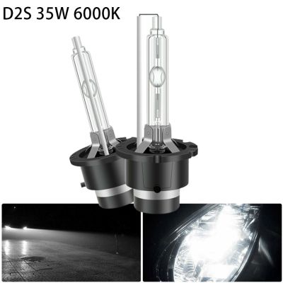 บริสุทธิ์สีขาว6000K D2S โคมซีนอน HID หลอดไฟหน้า-ติดตั้งง่ายข้อผิดพลาดฟรี