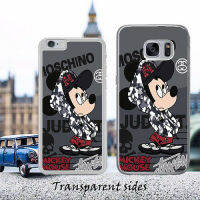 MOSCHINOˉ พัดลมแฟชั่นMickeyˉ เคสโทรศัพท์สำหรับIPhone 12 Mini 12 Pro Max 11 11Pro XS XRสูงสุดX 6 6S 7 8 Plus SE 5s 5 5c &amp; เคสซัมซุง