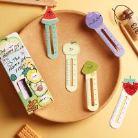 +【】 30Pcs Kawaii Cartoon Fruit Expression Bookmark Reading Book Mark Book Page Marker Stationery Supplies