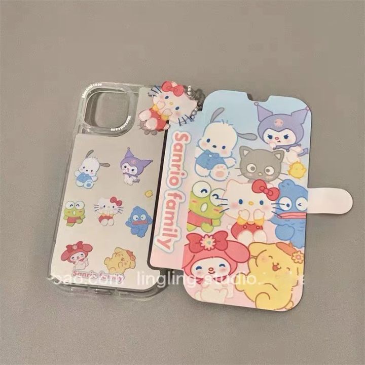 ฝาพับด้านบน-iphone-เชลล์-ฝาพับการ์ตูน-ภาพประกอบตัวละคร-iphone14promax-เคสโทรศัพท์มือถือ-apple-1312-หญิง-11-นิ่ม