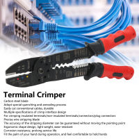 Terminal Crimper Multi-Function Stripper Crimping Tool วัสดุอุตสาหกรรม FS‑051