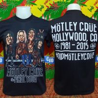 เสื้อวง MOTLEY CRUE วงร็อค ไม่มีตะเข็บข้าง คอฟิต ป้ายUS เสื้อวินเทจ เสื้อทัวร์ วงร็อคต่างประเทศ